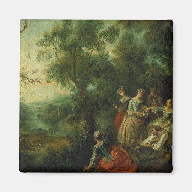 Vår, 1738 (olja på arbetsyta) magnet (Framsidan)