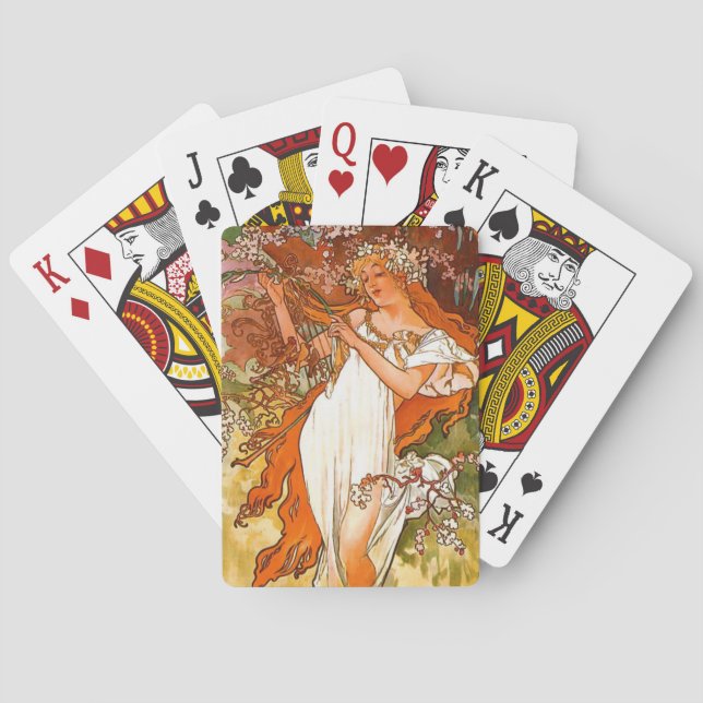 Vår 1896 spel kort (Baksidan)