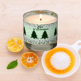 Vår 1:a julklapp Snöflingor Grönt Gräs Träd