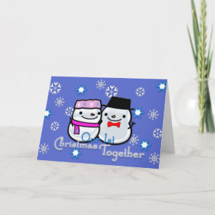 Vår 1st jul Card tillsammans Helgkort