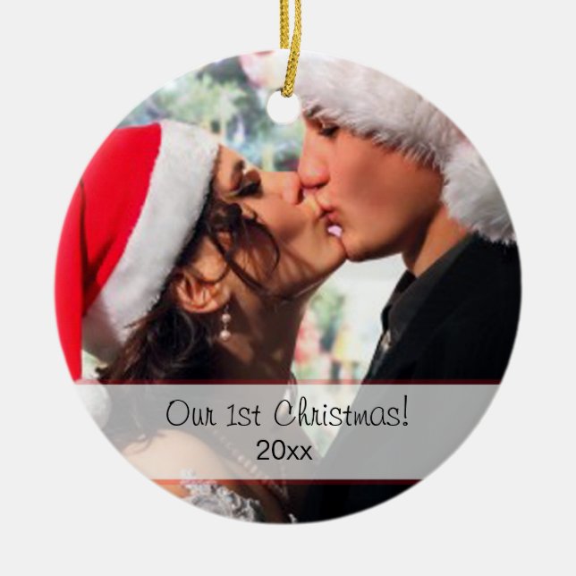 Vår 1st jul julgransprydnad keramik (Framsidan)