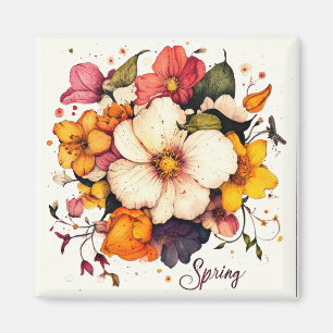 Vår, 2025 Flowers Magnet
