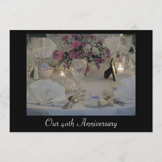 Vår 40-årsdag inbjudningar