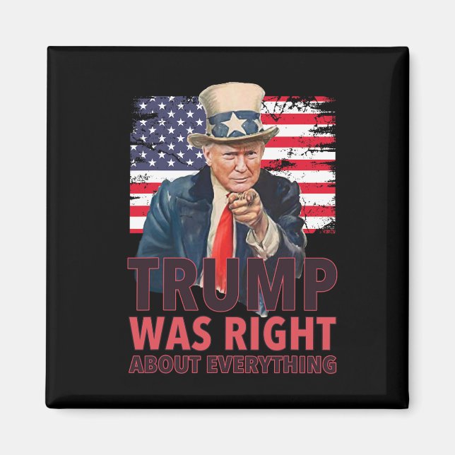 Vår 47:e president var rätt om allt - Re Magnet (Framsidan)
