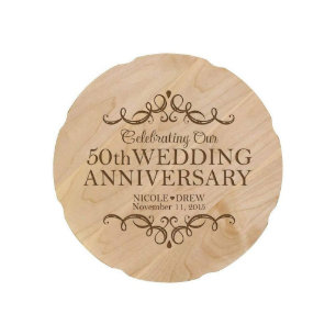 Vår 50-årsdag i Bröllop på Maple Wood Plate