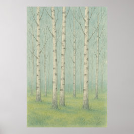 Vår 6, April Silence, Säsong Print Poster