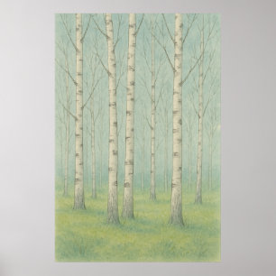 Vår 6, April Silence, Säsong Print Poster