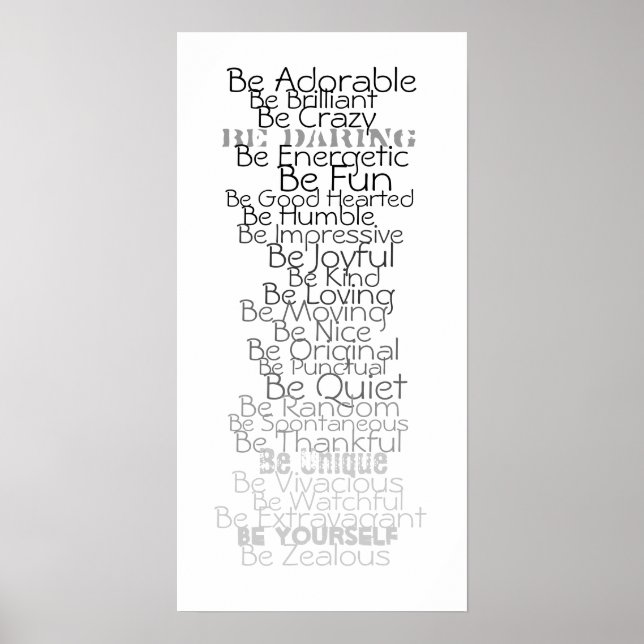 Var ABC för barnens rum Poster (Framsidan)