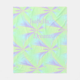 Vår Abstrakt Stars Fleece Blanket