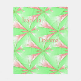 Vår Abstrakt Stars Personlig Fleece Blanket