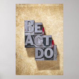 Var, agera, gör poster
