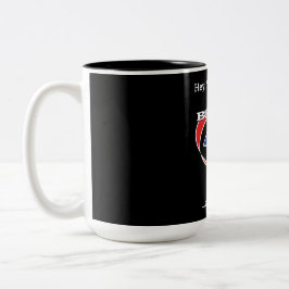 Var aktiv och triv! Två-Tonad mugg