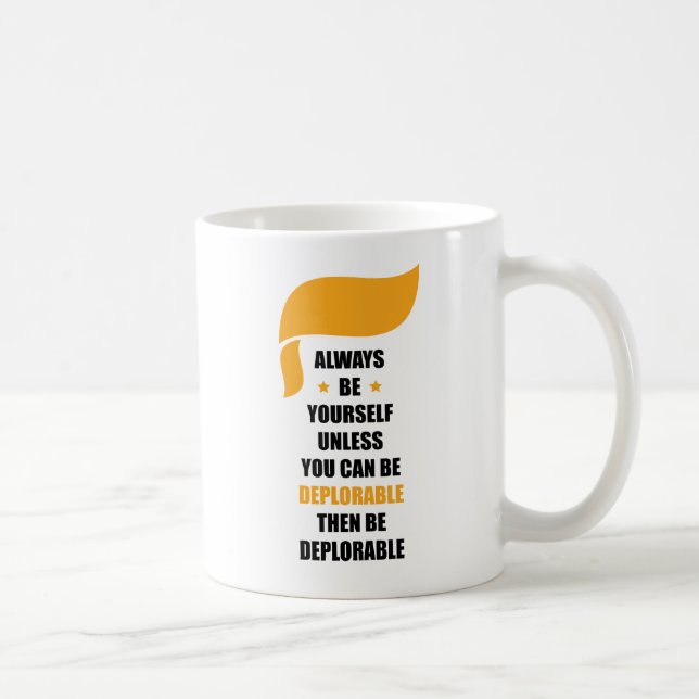 Var alltid dig är alltid beklagansvärt kaffemugg (Höger)