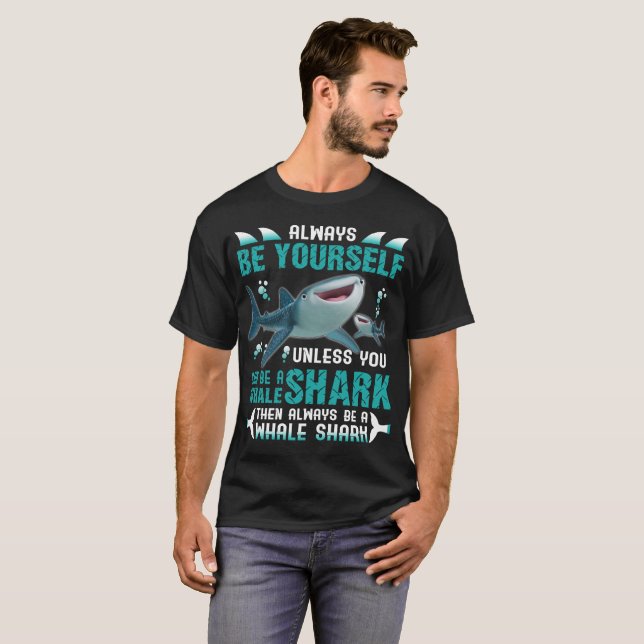Var alltid dig, om inte du kan vara en valhaj t shirt (Hel framsida)