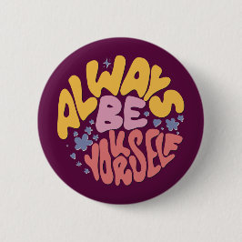 Var alltid dig själv - handsbrev knapp