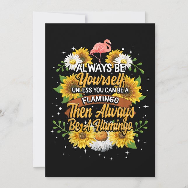 Var alltid dig själv om du inte kan vara en Flamin Spara Datumet (Framsida)