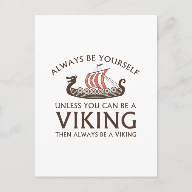 Var alltid dig själv vykort (Framsida)