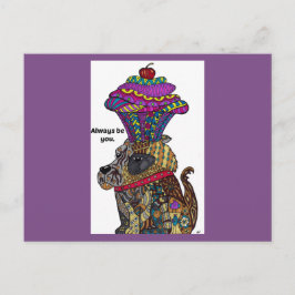 Var alltid dig vykort