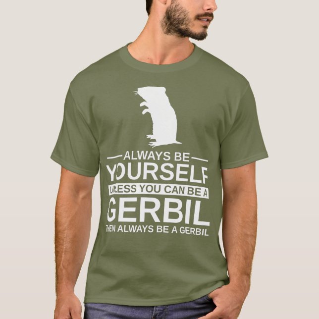 Var alltid din egen Gerbil Gift För manar Women Pe T Shirt (Framsida)
