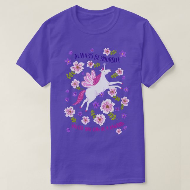 Var alltid dinUnicorn T Shirt (Design framsida)