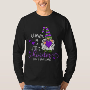 Var alltid en liten Kinder Whimsical Garden Gnome T Shirt