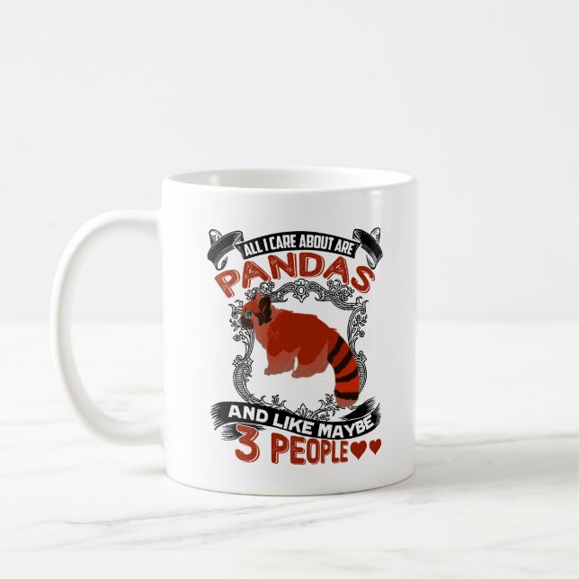 Var alltid en röd Pandamugg Kaffemugg (Vänster)