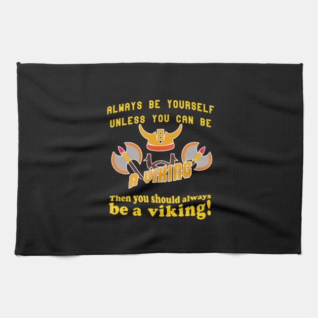 Var alltid en Viking Kökshandduk (Horisontell)