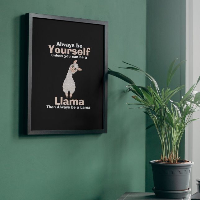 Var alltid ett Llama-djur. Poster (Skapare uppladdad)