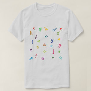 Var alltid Kreativ och skjut med ABCD-skjortor T Shirt