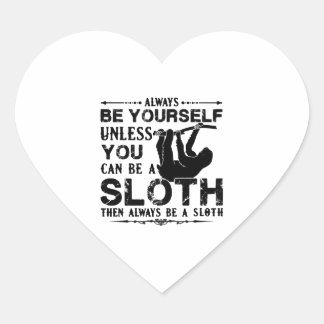 Var alltid långsam vid transport hjärtformat klistermärke