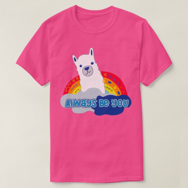 Var alltid Llama-version T Shirt (Design framsida)