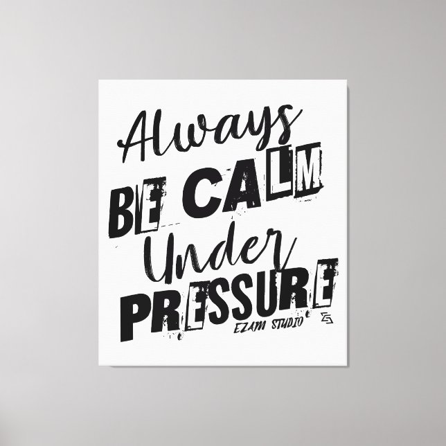 Var alltid Lugn under tryck - Motiveringsdesign (Framsida)