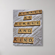 Var alltid ödmjuk och typ Canvas