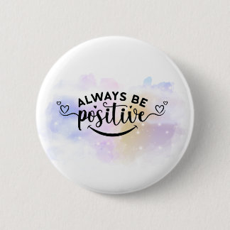 Var alltid positiv Gult för Lila Knapp