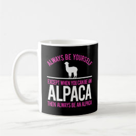 Var alltid roliga Alpacas för en Alpaca Kaffemugg