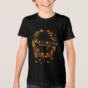 Var alltid snälla mot kvinnor Manar Kids Brev Moti T Shirt