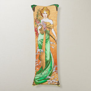 Vår, Alphonse Mucha Kroppskudde