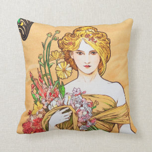 Vår, Alphonse Mucha Kudde