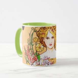 Vår, Alphonse Mucha Mugg