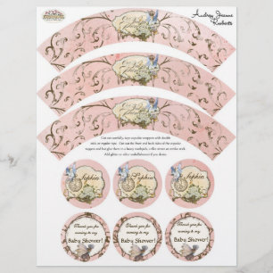 Vår Älva Princess, Babyskusslare Cupkaka Wrapper Reklamblad
