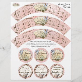 Vår Älva Princess, Babyskusslare Cupkaka Wrapper Reklamblad