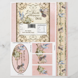 Vår Älva prinsessan, babyskor, godis..