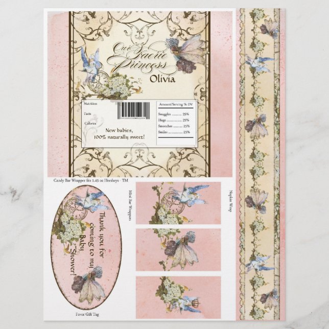 Vår Älva prinsessan, babyskor, godis.. (Framsida)