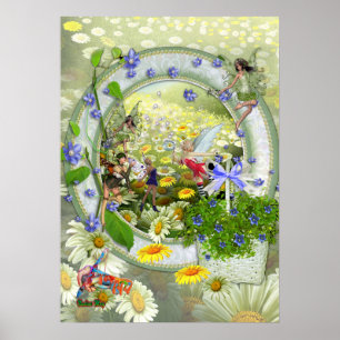 Vår Älvor Flicka Décor Poster