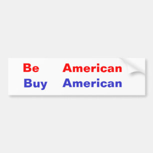 Var amerikanen, köp, amerikan bildekal