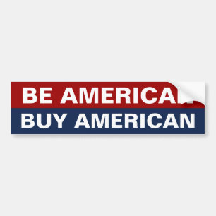 Var amerikanköpamerikanen bildekal