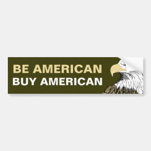 Var amerikanköpamerikanen bildekal