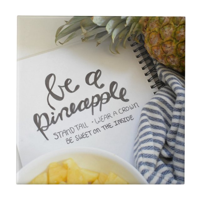 Var ananas kakelplatta (Framsidan)
