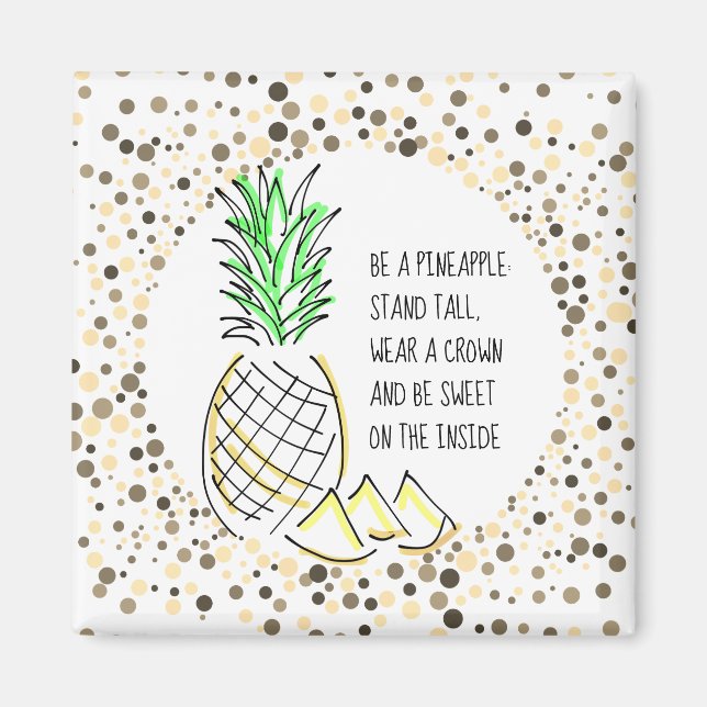 Var ananas magnet (Framsidan)