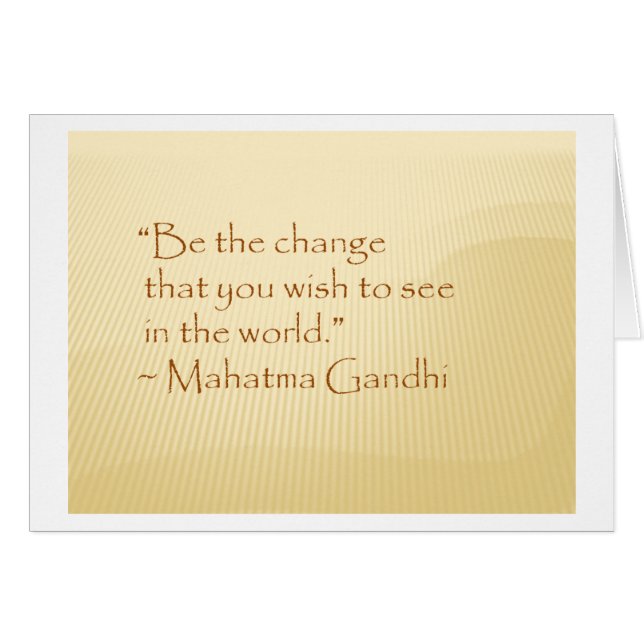 Var ändringen hälsningskort (Framsidan Horizontal)